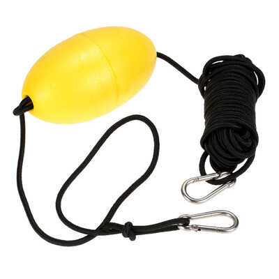 

1pc Kayak Drift Anchor Tow Rope Tow Line 91m 30ft Long Nylon Rope Stainless Steel Clips Kayak Accessory