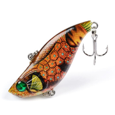 

58cm 135g VIB Fishing Lures with Treble Hooks 3D Eyes Lifelike Fishing Bait Artificial Hard Bait Lure