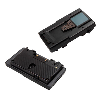 

Gold Mount to V Mount Battery Adapter Plate Converter with D-tap Port for Panasonic Battery to Sony Camera -GP-A