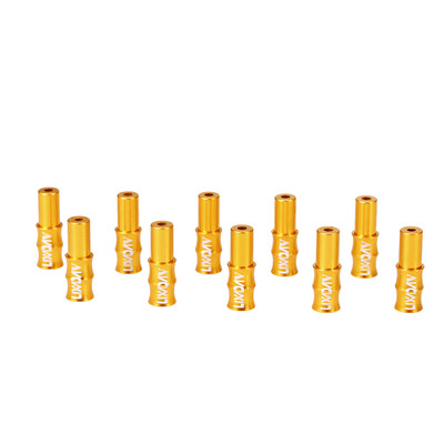 

Lixada 10pcs Aluminum Alloy MTB Bike Bicycle Brake Cable Tips Crimps Bicycles Derailleur Shift End Caps Core Inner Wire Ferrules