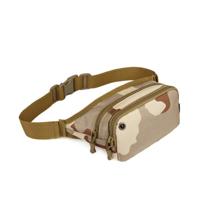 

Outdoor Sports Waist Bag Trendy & Retro 900D Oxford Tactical Camouflage Cycling Bag Small Portable Single Shoulder Chest Bag