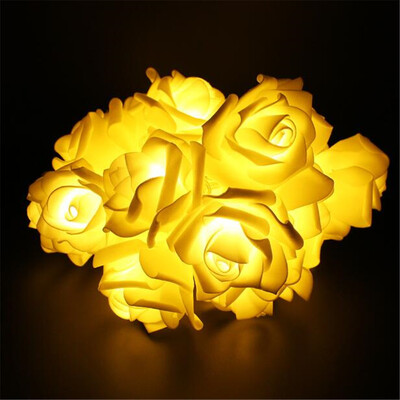 

Supli 5M 20 Led Battery Operated String Flower Rose Fairy Light Christmas Decor