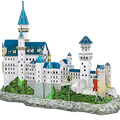 

CubicFun Assembling Toy Model 3D Puzzle Assembly Model 3d Puzzle DIY Fighting Block Building Model Eiffel Tower C044h