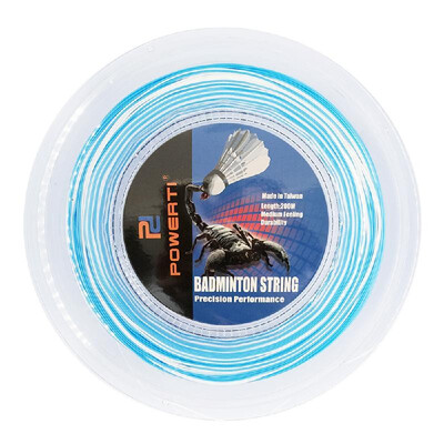 

600FT 07mm Bicolor Badminton String Colorful Bright Indoor Outdoor Badminton Training Racket String Resilient Replacement Badmint