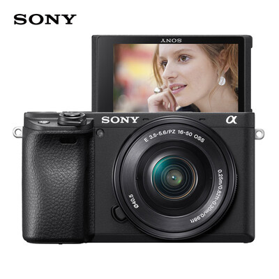 

Sony SONY ILCE-6400L APS-C micro single digital camera Vlog video standard set black real-time eye focus intelligent tracking shooting a6400L