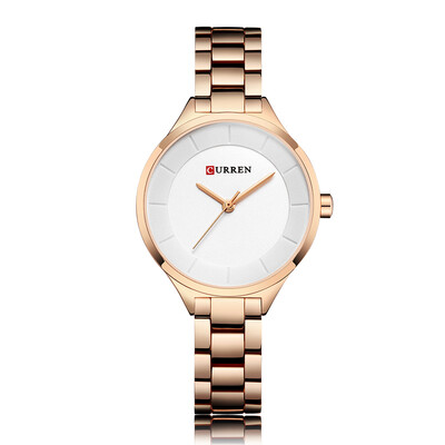 

CURREN 9015 Women Watch Quartz Movement Wrist Watch Simple Causal Gift for Women