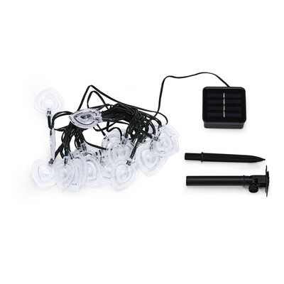 

SS - 20 Solar Powered Waterproof Romantic Heart-shaped String Lamp Home Yard Christmas Decoration