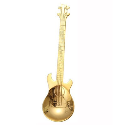 

Stainless Steel Guitar Coffee Stirring Music Creative Gift Spoon