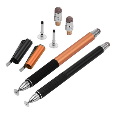 

2-in-1 Precision Stylus Pen with Clip&Conductive Head&Disc Tip Universal Touchscreen Pen for All Capacitive Touchscreens C