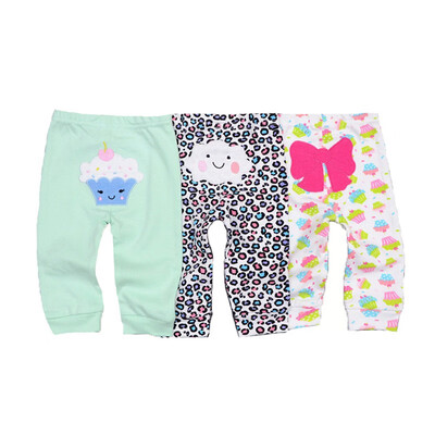 

3PCSLOT 2018 Baby Pants 6-24M Cotton Infant Pants Cartoon Animal Monkey Baby Gril Boys Pants Newborn Spring Autumn Summer Winter