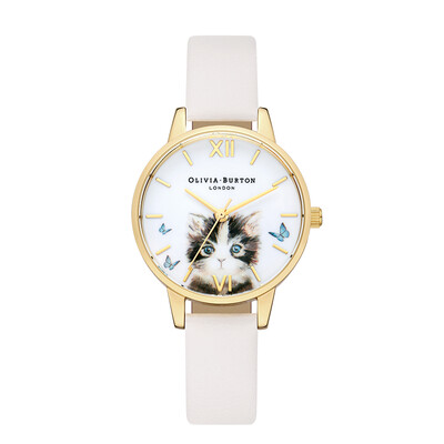 

Olivia Burton watch ladies watch OB watch female cat British import fashion new quartz watch OB16WL75