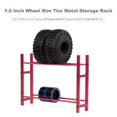 

19 Inch Wheel Rim Tire Storage Rack Metal for 110 RC Crawler Traxxas HSP Redcat RC4WD Tamiya Axial SCX10 D90 HPI RC Car