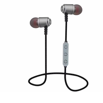

New SQ-BT01 magnetic Bluetooth earphones earbuds in-ear stereo metal running sports headphones wholesale