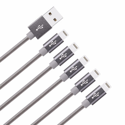

iPhone Charging Cable 4Pack 03M1M2M3M Nylon Braided Syncing&Charging Cord for iPhone iPad iPod
