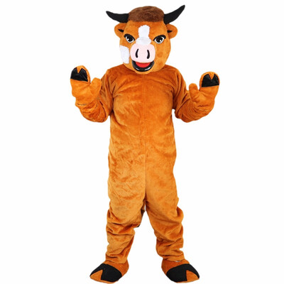 

LangtengCattle Cow Bull Ox Mascot Costume Cartoon Cosplay Party Halloween Christmas Festival Performance