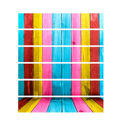 

6 PcsSet 3D Landscape Self-adhesive Stairs Risers Stickers Mural Staircase Stickers Wallpaper Decor