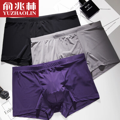 

Jingdong supermarket Yu Zhaolin 3 3D ice silk men&39s underwear briefs modal flat angle underwear summer breathable men&39s U convex smooth sexy four co