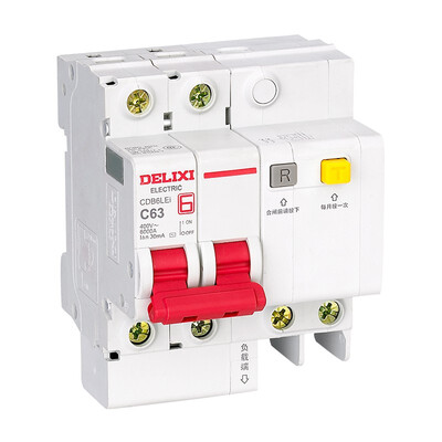 

DELIXI RCBO Household Miniature Circuit Breaker Air Leakage Protection Residual Current Operated Circuit-Breaker 1A-63A Current