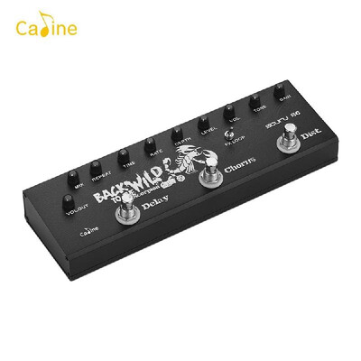 

Caline SCURU S6 3-in-1 Electric Guitar Pedal Multieffect Pedal Delay Chorus Distortions Guitar Effects Pedals