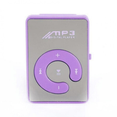 

Digital mp3 music player mirror clip usb 8GB SD TF card memory cards