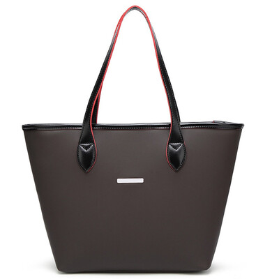 

PU Leather Tote Bag for Women Large Shoulder Bag Lady Zipper Handbag Womens Work Satchel Bag Bucket Bag