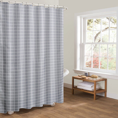 

Htovila 72 72 100 Polyester Decorative Privacy Protection Bathroom Curtain Waterproof