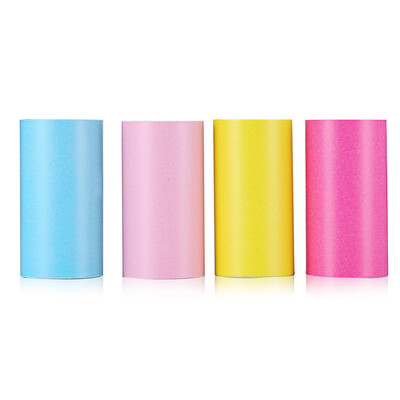 

Stickers Thermal paper 57 30 Color Thermal printing paper Continuous Paste printing Paper 4Blue pink yellow red