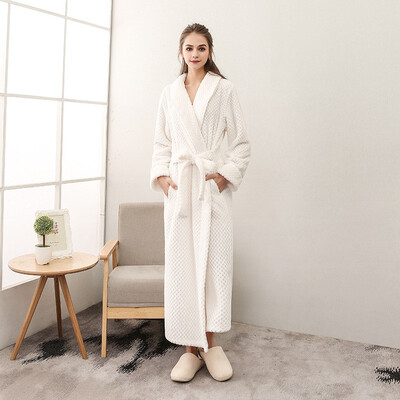 

Womens Solid Robe Long Bathrobe Womens Solid Color Microfiber Robe