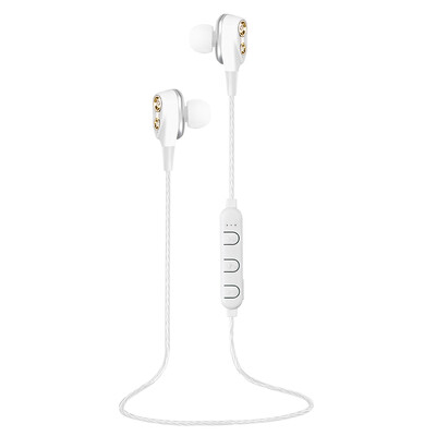 

WY-S10 Wireless Bluetooth 42 Headphones Double Moving Coil In-ear Stereo Music Headset Sport Earphone Hands-free w Microphone Li