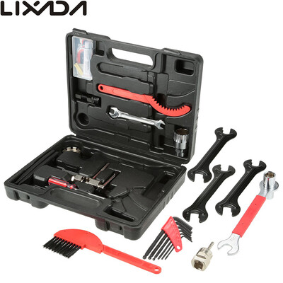 

Lixada Professional Universal Home Outdoor Multi-function Purpose Bike Bicycle Repair Tool Kit Set