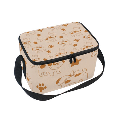 

ALAZA Lunch Box Insulated Dog Lunch Bag Large Cooler Tote Bagfor Men Women