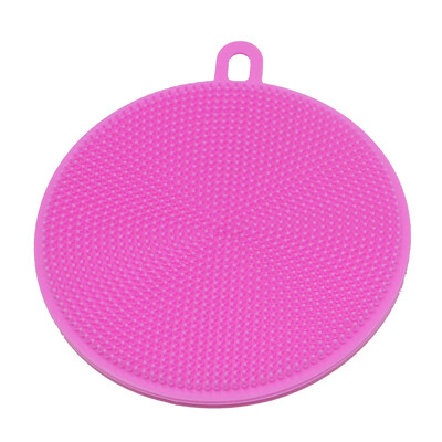 

Multi-purpose Safe Silicone Brush Cleaning Mat Pads Heat-Resistant Dish Washing Brush Cleaner Scrubber Kitchen Supplies