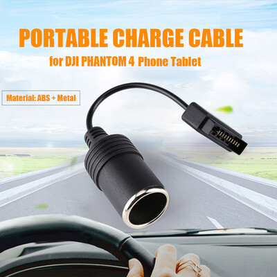 

Portable Car Charger Adapter Car Charger Cable for DJI PHANTOM 4 Drone iPhone X876SPlus iPad Galaxy Note 8S9S8S7