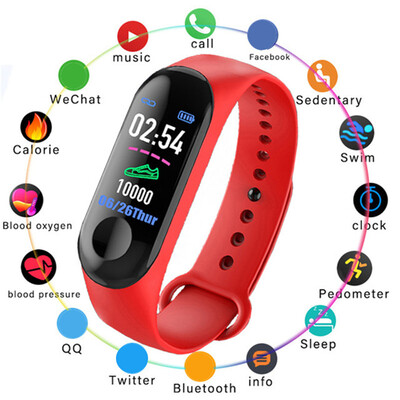 

V5 M3PLUS Intelligent LED color screen watch running health pedometer