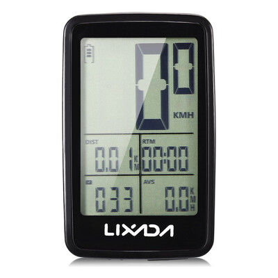 

Lixada USB Rechargeable Wireless Bike Cycling Computer Bicycle Speedometer Odometer