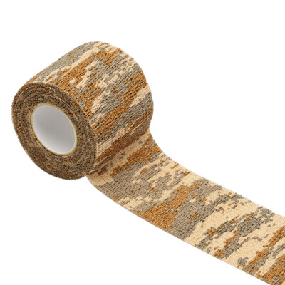 

Waterproof Roll Camo Stealth Tape Outdoor Hunting Tape Camouflage Self-adhesive Non-woven Fabric Bandage Tapes Cloths