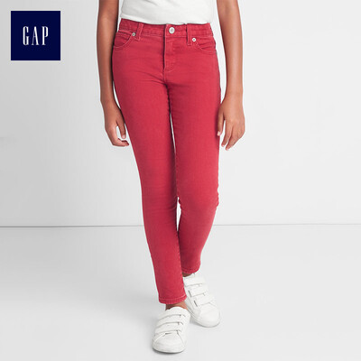 

GAP flagship store childrens clothing girls comfortable red sanded casual pants trousers 161118 positive red 110cm 5