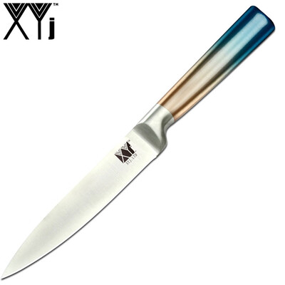 

XYj Kitchen Knives Stainless Steel Blade 5" inch Utility Knife Non Slip Handle Stainless Steel Kitchen Knife