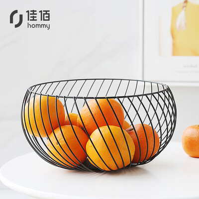 

Jiayi Round Iron Fruit Basket Black PK6562D-2
