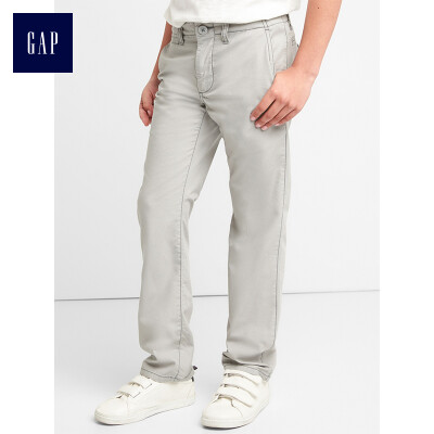 

GAP flagship store boy cotton lightweight middle waist khaki 314668 silver 5
