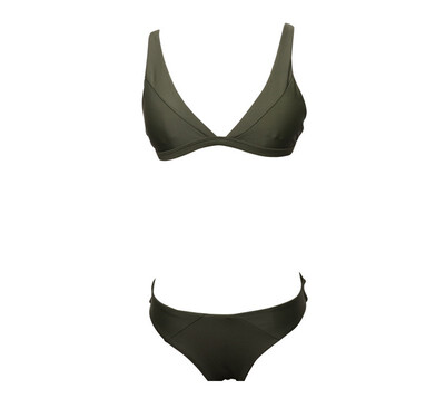 

Womens Nylon Sexy Bikini Split Swimsuit