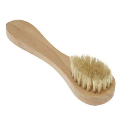 

Mens Beard Brush Boar Bristle Mustache Shaving Comb Brush Facial Hair Brush Wooden Long Handle