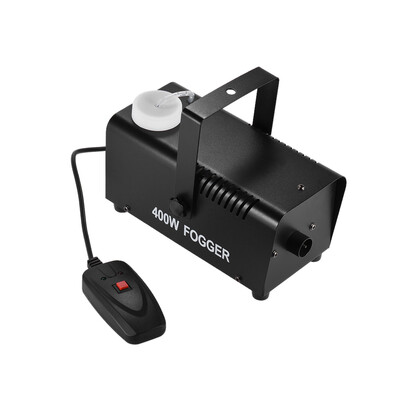 

400 Watt Fogger Fog Smoke Machine with Wired Remote Control for Party Live Concert DJ Bar KTV Stage Effect
