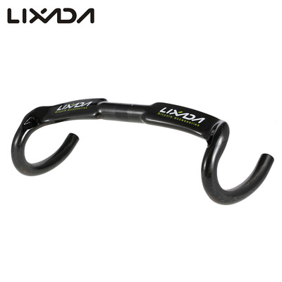 

Lixada 1pc 318mm Glossy Carbon Fiber Drop Handlebar Road Bike Bicycle Race Handle bars Cycling Sports Bicycle Accessories Ultra-l