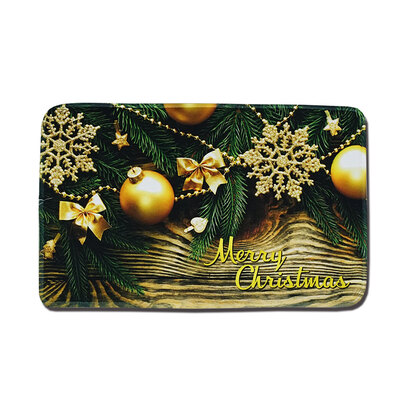 

Home Use Christmas Carpet Mat Anti-Skidding Doormat Floor Entryways Indoor Front Door Bathroom Mat Decor