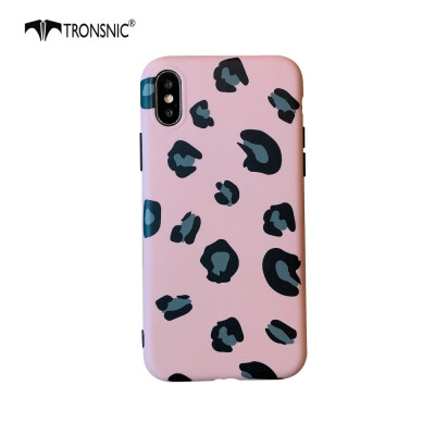 

TRONSNIC Leopard Print Phone Case for Samsung Galaxy S8 S8 Plus Blue Pink Yellow Case Matte Silicone Cover