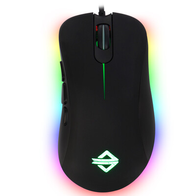 

Black Jue AJAZZ AJ118 upgrade version black RGB light effect cable esports gaming mouse eat chicken mouse Jedi survival