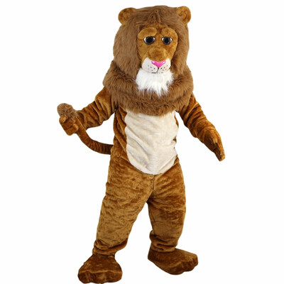 

LangtengYellow Brown Lion Mascot Costume Cartoon Cosplay Party Halloween Christmas Festival Performance