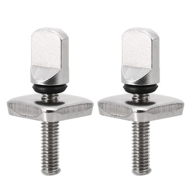 

2PCS 3PCS Tool-free Stainless Steel Longboard Fin Screws&Plate No Tool Surfboard Screws