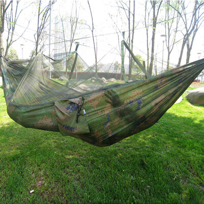

Portable Single-person Mosquito Net Hammock Hanging Bed for Travel Camping